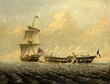 Action Between HMS -Blanche and the Pique